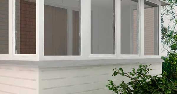 Остекление лоджий пластиком - стоимость