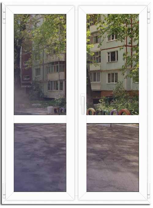 двери пвх входные