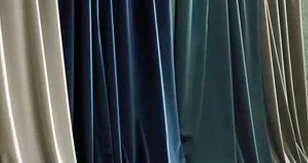 Пошив штор из ткани Сатен