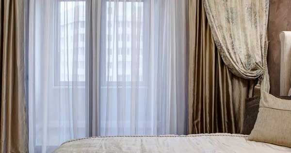 Шторы для спальни