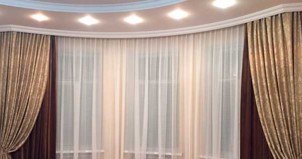 Шторы для зала
